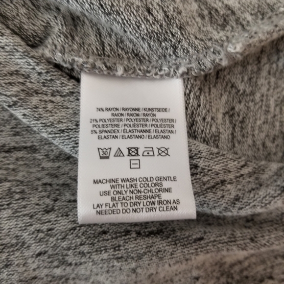 Postmark XS Heather Black Tunic Sweater Long Sleeve Anthropologie - Picture 5 of 9